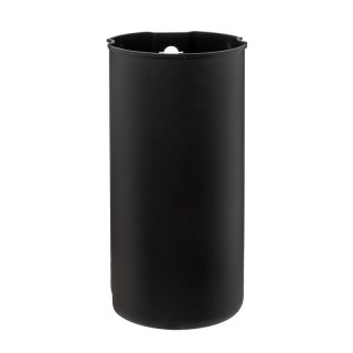 Μεταλλικός Κάδος Απορριμμάτων από Ανοξείδωτο Ατσάλι 30 Lt Black Ino...