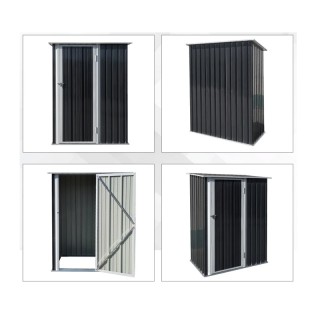 Μεταλλική Αποθήκη Κήπου 142 x 84 x 189 cm Outsunny 845-328V01GY Μεταλλική Αποθήκη Κήπου 142 x 84 x 189 cm Outsunny 845-328V01GY