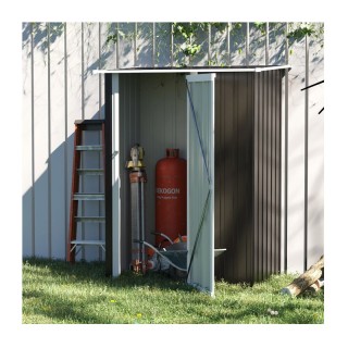 Μεταλλική Αποθήκη Κήπου 142 x 84 x 189 cm Outsunny 845-328V01GY Μεταλλική Αποθήκη Κήπου 142 x 84 x 189 cm Outsunny 845-328V01GY