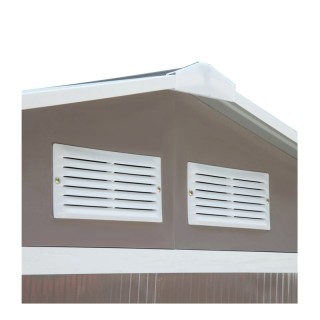 Μεταλλική Αποθήκη Κήπου 213 x 127 x 185 cm Χρώματος Γκρι Outsunny 8... Μεταλλική Αποθήκη Κήπου 213 x 127 x 185 cm Χρώματος Γκρι Outsunny 8...