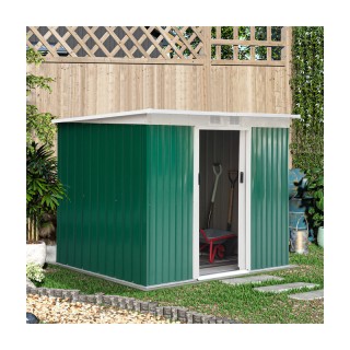 Μεταλλική Αποθήκη Κήπου 280 x 130 x 172 cm Outsunny 845-032 Μεταλλική Αποθήκη Κήπου 280 x 130 x 172 cm Outsunny 845-032