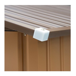 Μεταλλική Αποθήκη Κήπου από Γαλβανισμένο Ατσάλι 277 x 191 x 192 cm ... Μεταλλική Αποθήκη Κήπου από Γαλβανισμένο Ατσάλι 277 x 191 x 192 cm ...