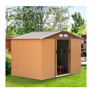 Μεταλλική Αποθήκη Κήπου από Γαλβανισμένο Ατσάλι 277 x 191 x 192 cm ... Μεταλλική Αποθήκη Κήπου από Γαλβανισμένο Ατσάλι 277 x 191 x 192 cm ...