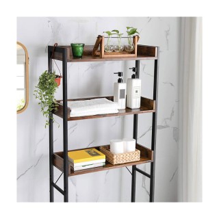 Μεταλλική Εταζέρα Μπάνιου με 3 Ράφια 63 x 25 x 165 cm VASAGLE BTS00...