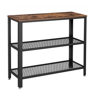 Μεταλλική Κονσόλα με 2 Ράφια 101.5 x 35 x 80 cm VASAGLE LNT81BX Μεταλλική Κονσόλα με 2 Ράφια 101.5 x 35 x 80 cm VASAGLE LNT81BX