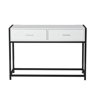 Μεταλλική Κονσόλα με 2 Συρτάρια 120 x 34 x 81 cm HOMCOM 837-099 Μεταλλική Κονσόλα με 2 Συρτάρια 120 x 34 x 81 cm HOMCOM 837-099