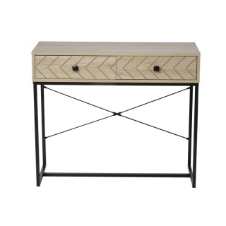 Μεταλλική Κονσόλα με 2 Συρτάρια 90 x 35 x 76 cm HOMCOM 838-043 Μεταλλική Κονσόλα με 2 Συρτάρια 90 x 35 x 76 cm HOMCOM 838-043