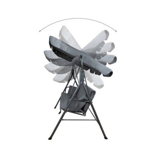 Μεταλλική Κούνια Εξωτερικού Χώρου με Κεκλιμένη Οροφή 170 x 105 x 15...