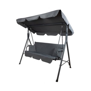 Μεταλλική Κούνια Εξωτερικού Χώρου με Κεκλιμένη Οροφή 170 x 105 x 15...