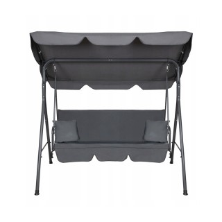 Μεταλλική Κούνια Εξωτερικού Χώρου με Κεκλιμένη Οροφή 170 x 105 x 15... Μεταλλική Κούνια Εξωτερικού Χώρου με Κεκλιμένη Οροφή 170 x 105 x 15...