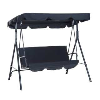 Μεταλλική Κούνια Εξωτερικού Χώρου με Κεκλιμένη Οροφή 172 x 110 x 15... Μεταλλική Κούνια Εξωτερικού Χώρου με Κεκλιμένη Οροφή 172 x 110 x 15...