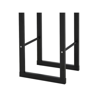 Μεταλλική Ξυλιέρα Τζακιού 40 x 25 x 150 cm HOMCOM 820-147 Μεταλλική Ξυλιέρα Τζακιού 40 x 25 x 150 cm HOMCOM 820-147