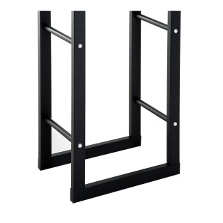 Μεταλλική Ξυλιέρα Τζακιού 60 x 25 x 100 cm HOMCOM 820-146 Μεταλλική Ξυλιέρα Τζακιού 60 x 25 x 100 cm HOMCOM 820-146