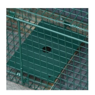 Μεταλλική Παγίδα - Κλουβί Ζώων με 2 Πόρτες 100 x 25 x 28 cm PawHut ... Μεταλλική Παγίδα - Κλουβί Ζώων με 2 Πόρτες 100 x 25 x 28 cm PawHut ...