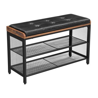 Μεταλλική Παπουτσοθήκη με 2 Ράφια και Κάθισμα 80 x 30 x 48 cm VASAG... Μεταλλική Παπουτσοθήκη με 2 Ράφια και Κάθισμα 80 x 30 x 48 cm VASAG...