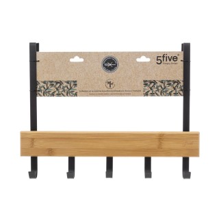 Μεταλλική Πετσετοκρεμάστρα Πόρτας με 5 Άγκιστρα 40 x 2 x 29.8 cm 5F... Μεταλλική Πετσετοκρεμάστρα Πόρτας με 5 Άγκιστρα 40 x 2 x 29.8 cm 5F...