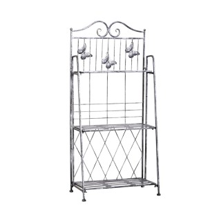 Μεταλλική Πτυσσόμενη Ζαρντινιέρα 3 Επιπέδων 44 x 25 x 96 cm Outsunn...