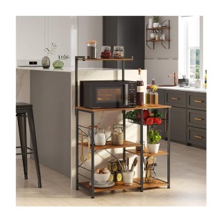 Μεταλλική Ραφιέρα Κουζίνας με 6 Ράφια 90 x 40 x 132 cm VASAGLE KKS35X Μεταλλική Ραφιέρα Κουζίνας με 6 Ράφια 90 x 40 x 132 cm VASAGLE KKS35X