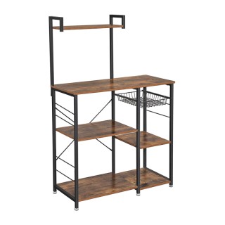 Μεταλλική Ραφιέρα Κουζίνας με 6 Ράφια 90 x 40 x 132 cm VASAGLE KKS35X Μεταλλική Ραφιέρα Κουζίνας με 6 Ράφια 90 x 40 x 132 cm VASAGLE KKS35X