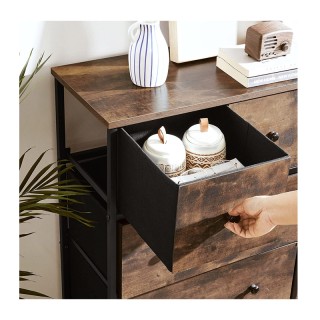 Μεταλλική Συρταριέρα με 5 Συρτάρια 56 x 30 x 89.3 cm Songmics LGS45H Μεταλλική Συρταριέρα με 5 Συρτάρια 56 x 30 x 89.3 cm Songmics LGS45H