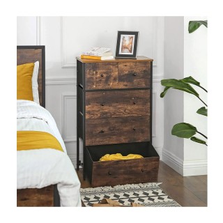 Μεταλλική Συρταριέρα με 5 Συρτάρια 56 x 30 x 89.3 cm Songmics LGS45H Μεταλλική Συρταριέρα με 5 Συρτάρια 56 x 30 x 89.3 cm Songmics LGS45H