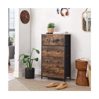 Μεταλλική Συρταριέρα με 5 Συρτάρια 56 x 30 x 89.3 cm Songmics LGS45H Μεταλλική Συρταριέρα με 5 Συρτάρια 56 x 30 x 89.3 cm Songmics LGS45H