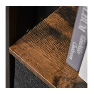 Μεταλλική Συρταριέρα με 3 Υφασμάτινα Συρτάρια και 1 Ράφι 58 x 29 x ...