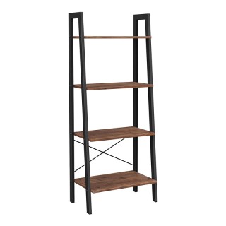 Μεταλλική Βιβλιοθήκη με 4 Ράφια 56 x 34 x 137.5 cm Χρώματος Καφέ VA... Μεταλλική Βιβλιοθήκη με 4 Ράφια 56 x 34 x 137.5 cm Χρώματος Καφέ VA...