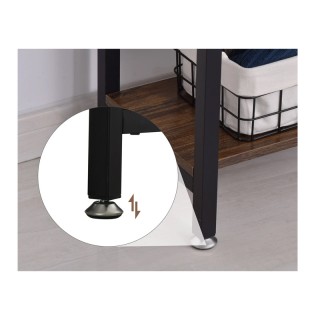 Μεταλλική Βιβλιοθήκη με 6 Ράφια 100 x 30 x 182 cm HOMCOM 838-048 Μεταλλική Βιβλιοθήκη με 6 Ράφια 100 x 30 x 182 cm HOMCOM 838-048