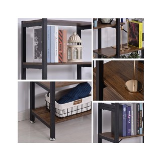 Μεταλλική Βιβλιοθήκη με 6 Ράφια 100 x 30 x 182 cm HOMCOM 838-048 Μεταλλική Βιβλιοθήκη με 6 Ράφια 100 x 30 x 182 cm HOMCOM 838-048