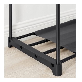 Μεταλλική Ανοιχτή Ντουλάπα με 3 Ράφια και 3 Ράγες 138 x 43 x 182 cm... Μεταλλική Ανοιχτή Ντουλάπα με 3 Ράφια και 3 Ράγες 138 x 43 x 182 cm...