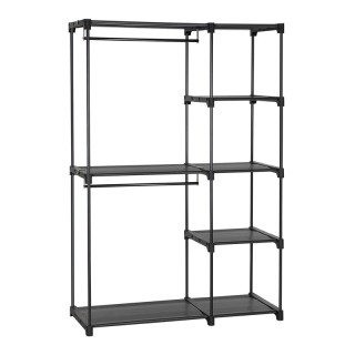 Μεταλλική Ανοιχτή Ντουλάπα με 6 Ράφια και 2 Ράγες 112 x 43 x 165 cm... Μεταλλική Ανοιχτή Ντουλάπα με 6 Ράφια και 2 Ράγες 112 x 43 x 165 cm...