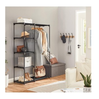 Μεταλλική Ανοιχτή Ντουλάπα με 6 Ράφια και 2 Ράγες 112 x 43 x 165 cm... Μεταλλική Ανοιχτή Ντουλάπα με 6 Ράφια και 2 Ράγες 112 x 43 x 165 cm...