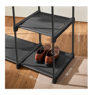 Μεταλλική Ανοιχτή Ντουλάπα με 6 Ράφια και 2 Ράγες 112 x 43 x 165 cm... Μεταλλική Ανοιχτή Ντουλάπα με 6 Ράφια και 2 Ράγες 112 x 43 x 165 cm...