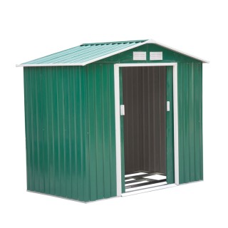 Μεταλλική Αποθήκη Κήπου 213 x 127 x 185 cm Outsunny 845-030GN Μεταλλική Αποθήκη Κήπου 213 x 127 x 185 cm Outsunny 845-030GN