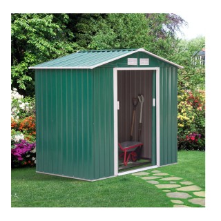 Μεταλλική Αποθήκη Κήπου 213 x 127 x 185 cm Outsunny 845-030GN Μεταλλική Αποθήκη Κήπου 213 x 127 x 185 cm Outsunny 845-030GN