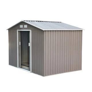 Metall-Gartenhaus aus verzinktem Stahl 277 x 191 x 192 cm ...
