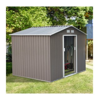 Μεταλλική Αποθήκη Κήπου από Γαλβανισμένο Ατσάλι 277 x 191 x 192 cm ...