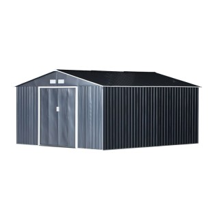 Μεταλλική Αποθήκη Κήπου από Γαλβανισμένο Ατσάλι 340 x 382 x 200 cm ... Μεταλλική Αποθήκη Κήπου από Γαλβανισμένο Ατσάλι 340 x 382 x 200 cm ...