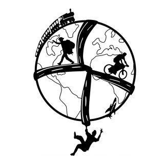 Μεταλλική Διακοσμητική Υδρόγειος Τοίχου 40 x 57 cm Shally Dogan 028...