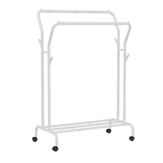 Μεταλλική Διπλή Τροχήλατη Κρεμάστρα Ρούχων Δαπέδου Βαρέως Τύπου 103... Μεταλλική Διπλή Τροχήλατη Κρεμάστρα Ρούχων Δαπέδου Βαρέως Τύπου 103...