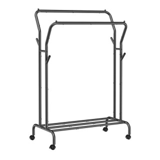 Μεταλλική Διπλή Τροχήλατη Κρεμάστρα Ρούχων Δαπέδου Βαρέως Τύπου 103... Μεταλλική Διπλή Τροχήλατη Κρεμάστρα Ρούχων Δαπέδου Βαρέως Τύπου 103...