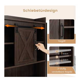 Μεταλλική Εταζέρα Μπάνιου με 4 Ράφια 64 x 24 x 172 cm Costway BA7886BN Μεταλλική Εταζέρα Μπάνιου με 4 Ράφια 64 x 24 x 172 cm Costway BA7886BN