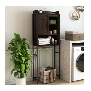 Μεταλλική Εταζέρα Μπάνιου με 4 Ράφια 64 x 24 x 172 cm Costway BA7886BN Μεταλλική Εταζέρα Μπάνιου με 4 Ράφια 64 x 24 x 172 cm Costway BA7886BN