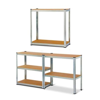 Μεταλλική Γαλβανιζέ Ραφιέρα με 5 Ξύλινα Ράφια Βαρέως Τύπου Herzberg... Μεταλλική Γαλβανιζέ Ραφιέρα με 5 Ξύλινα Ράφια Βαρέως Τύπου Herzberg...