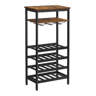 Μεταλλική Κάβα Κρασιών 20 Θέσεων με 2 Ράφια και 4 Ποτηροθήκες 50 x ... Μεταλλική Κάβα Κρασιών 20 Θέσεων με 2 Ράφια και 4 Ποτηροθήκες 50 x ...