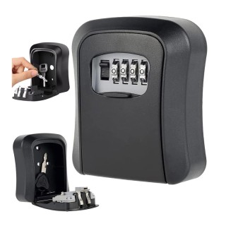 Μεταλλική Κλειδοθήκη Τοίχου με 4ψήφιο Κωδικό 9.5 x 4 x 11.5 cm Verk...