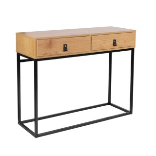 Μεταλλική Κονσόλα με 2 Συρτάρια 100 x 35 x 80.5 cm Home Deco Factor... Μεταλλική Κονσόλα με 2 Συρτάρια 100 x 35 x 80.5 cm Home Deco Factor...