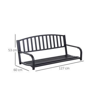 Μεταλλική Κούνια 127 x 60 x 53 cm Outsunny 84A-035