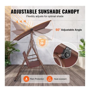 Μεταλλική Κούνια Εξωτερικού Χώρου 3 Θέσεων με Σκιάστρο 1740 x 1095 ... Μεταλλική Κούνια Εξωτερικού Χώρου 3 Θέσεων με Σκιάστρο 1740 x 1095 ...